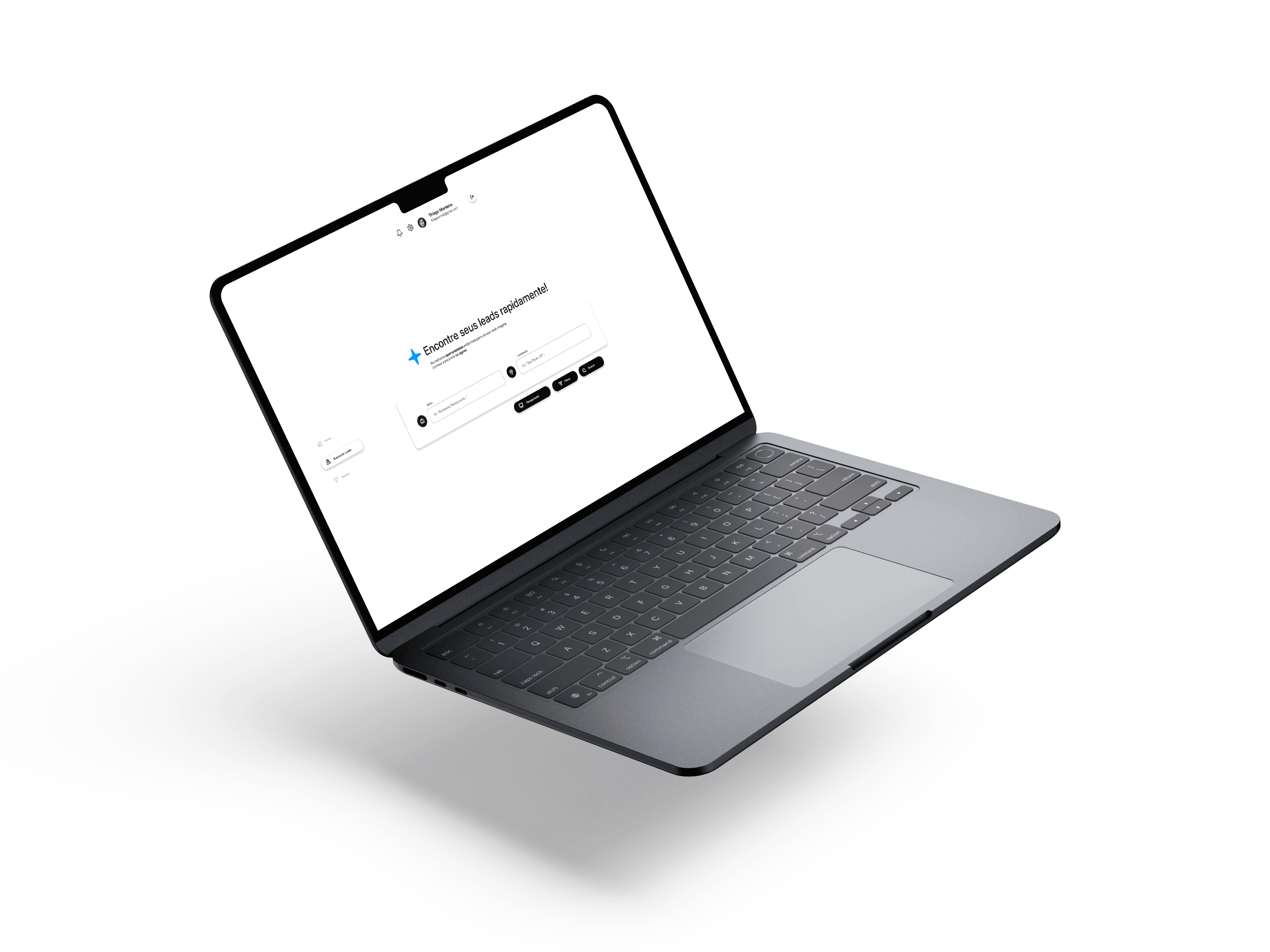 SpotLead dashboard